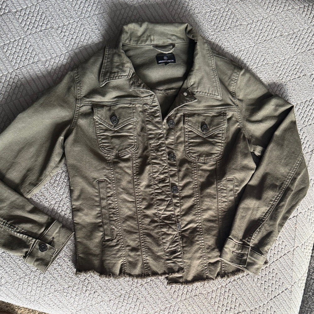 Olive Green Bomber Jacket